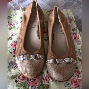 AGL leather ballet flats 39